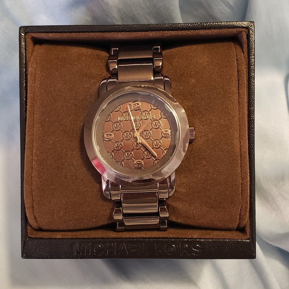 Michael Kors Woman's Watch in Chocolate